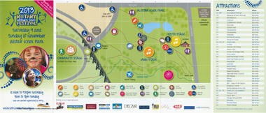 Document - Program, 2013 Rotary Eltham Town Festival Saturday 9 and Sunday 10 November, Alistair Knox Park, 2013