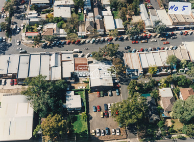 Photograph - Aerial Photograph, Montmorency Shopping Village, Were Street, Montmorency, 1994