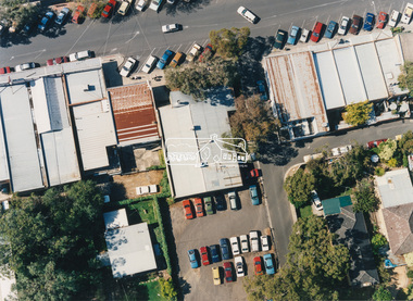 Photograph - Aerial Photograph, Montmorency Shopping Village, Were Street, Montmorency, 1994