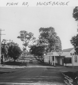 Photograph, Marian Mitchell (nee Robinson), Main Road, Hurstbridge, 7 Aug 1971