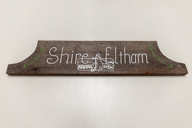 Sign, Shire of Eltham