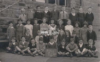 Photograph - Class Photo, Grades 1-3, Eltham State School No. 209, Dalton Street, Eltham, 1931