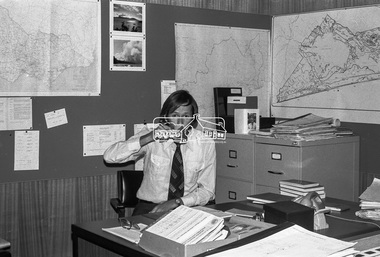 Negative - Photograph, Shire of Eltham, Eltham Shire Council Staff. Eltham Shire Office, 895 Main Road, Eltham, Jan. 1980