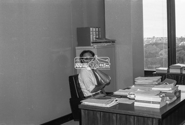 Negative - Photograph, Shire of Eltham, Eltham Shire Council Staff. Eltham Shire Office, 895 Main Road, Eltham, Jan. 1980