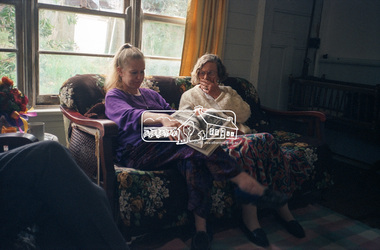 Photograph, Hans Gregory, Original 1860s William West house, Fabbro's Farm, Falkiner Street, Eltham, c.1990