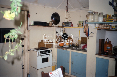 Photograph, Hans Gregory, Original 1860s William West house, Fabbro's Farm, Falkiner Street, Eltham, c.1990
