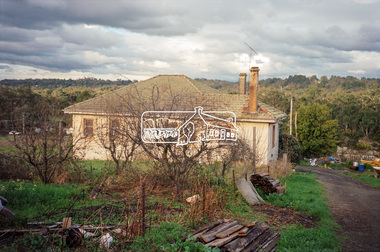 Photograph, Hans Gregory, Original 1860s William West house, Fabbro's Farm, Falkiner Street, Eltham, c.1990