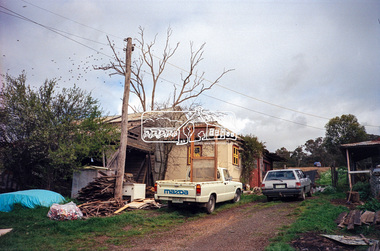 Photograph, Hans Gregory, Original 1860s William West house, Fabbro's Farm, Falkiner Street, Eltham, c.1990