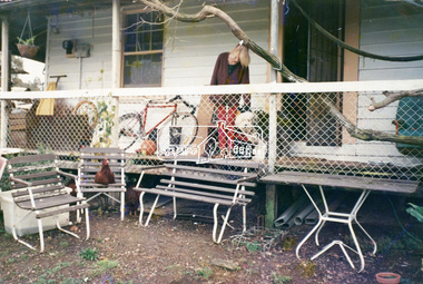 Photograph, Hans Gregory, Original 1860s William West house, Fabbro's Farm, Falkiner Street, Eltham, c.1990