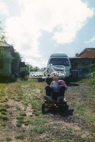 Photograph, Hans Gregory, Original 1860s William West house, Fabbro's Farm, Falkiner Street, Eltham, c.1990