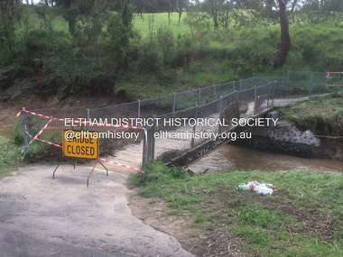 Photograph - Digital Photograph, Carlota Quinlan, Diamond Creek in flood, Diamond Creek Trail, Eltham South, 17 Oct 2021