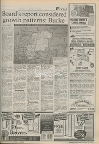 Newspaper - Newspaper article, Diamond Valley News, Rearguard action to stay in shire by Fiona Kaegi, Diamond Valley News, November 9, p7, 1994