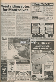 Newspaper - Newspaper article, Diamond Valley News, West riding votes for Montsalvat by Fiona Kaegi, Diamond Valley News, November 16, p5, 1994