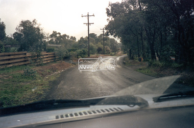 Negative - Photograph, Eltham Shire Council, Unidentified road, Eltham district, c.1985