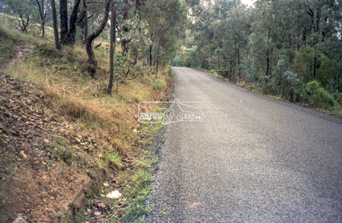Negative - Photograph, Eltham Shire Council, Unidentified road, Eltham district, c.1985
