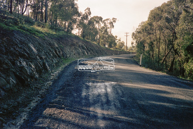Negative - Photograph, Eltham Shire Council, Unidentified road, Eltham district, c.1985