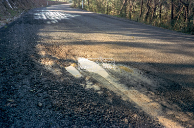 Negative - Photograph, Eltham Shire Council, Unidentified road, Eltham district, c.1985