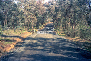 Negative - Photograph, Eltham Shire Council, Unidentified road, Eltham district, c.1985