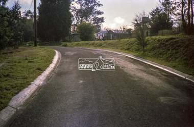 Negative - Photograph, Eltham Shire Council, Unidentified road, Eltham district, c.1985