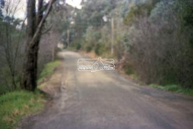 Negative - Photograph, Eltham Shire Council, Unidentified road, Eltham district, c.1985