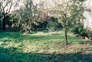 Slide - Photograph, Typical residential backyard, possibly Eltham, c.1968