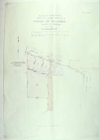 Slide - Photograph, Eltham Shire Council, Plan of Subdivision, Part of Crown Portion 3, Parish of Nillumbik, County of Bourke, 1969