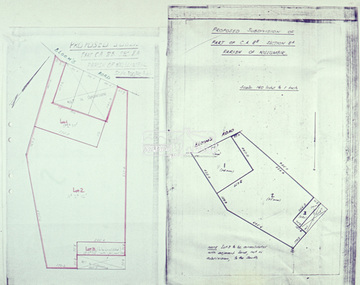 Slide - Photograph, Eltham Shire Council, Proposed subdivision of Part of Crown Allotment 8B, Section 8A, Parish of Nillumbik, 1969
