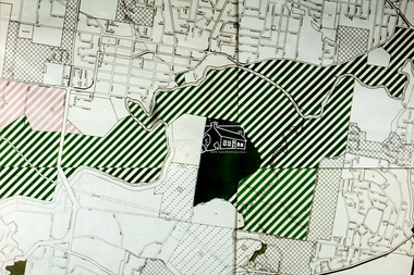 Slide - Photograph, Eltham Shire Council, Proposed public open space, Lower Plenty, Eltham Council proposal, Apr 1972