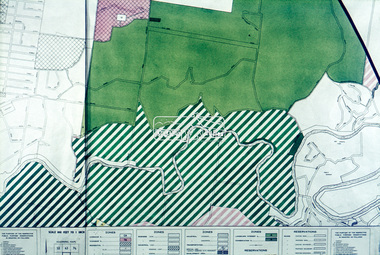 Slide - Photograph, Eltham Shire Council, Proposed public open space, Yarra Braes, Melbourne Metropolitan Planning Scheme, Amendment No. 21, Melbourne and Metropolitan Board of Works, Apr 1972