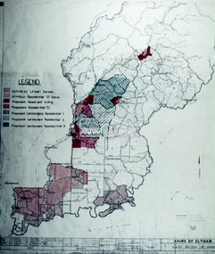 Slide - Photograph, Eltham Shire Council, Proposed Residential, Shire of Eltham, Melbourne Metropolitan Planning Scheme, Amendment No. 21, Melbourne and Metropolitan Board of Works, Apr 1972