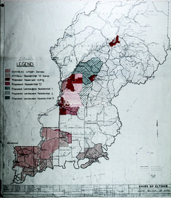 Slide - Photograph, Eltham Shire Council, Proposed Residential, Shire of Eltham, Melbourne Metropolitan Planning Scheme, Amendment No. 21, Melbourne and Metropolitan Board of Works, Apr 1972