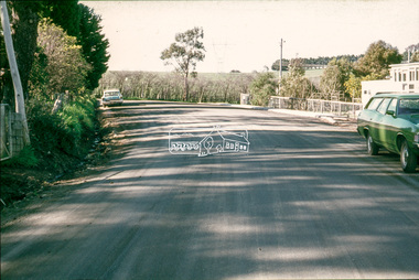 Slide - Photograph, Eltham Shire Council, Unidentified road, possibly Kangaroo Ground; Infrastructure works, roads, footpaths and drainage, Shire of Eltham, c.1972
