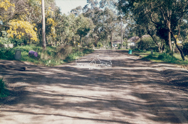 Slide - Photograph, Eltham Shire Council, Unidentified road; Infrastructure works, roads, footpaths and drainage, Shire of Eltham, c.1972