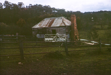 Slide - Photograph, Outbuilding, possibly Fergusons winery, Hurstbridge, c.May 1974