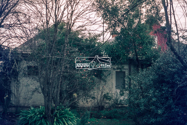 Slide - Photograph, Unidentified property, possibly at Garden Hill Kangaroo Ground, c.1970