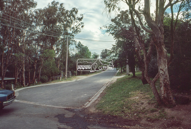 Slide - Photograph, Eltham Shire Council, Unidentified street, possibly Montmorency or Eltham North, c.Oct. 1980