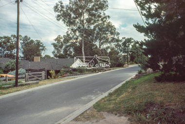 Slide - Photograph, Eltham Shire Council, Unidentified street, possibly Montmorency or Eltham North, c.Oct. 1980