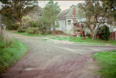 Slide - Photograph, Unidentified street, possibly Montmorency, c.Jun. 1986