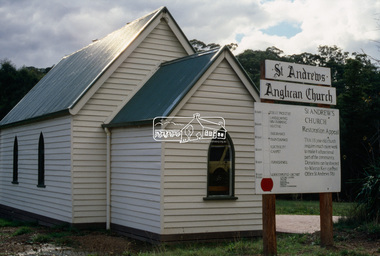 Slide - Photograph, St Andrews Anglican Church Restoration Appeal, c.May 1988