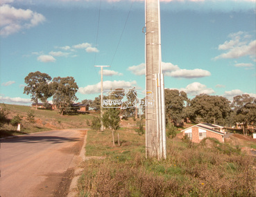 Slide - Photograph, Unidentified rural scene, possibly Research / Kangaroo Ground district, c.May 1988