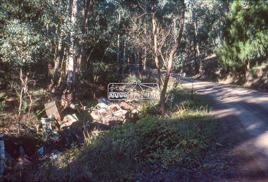 Slide - Photograph, Unidentified rural scene, possibly Research / Kangaroo Ground district, c.May 1988