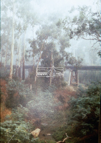 Slide - Photograph, Eltham Railway Trestle Bridge, c.Sep. 1989