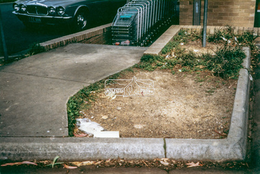 Photograph - Colour Print, Eltham Shire Council, Litter, Luck Street carpark, Eltham, c.1988
