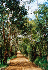 Photograph - Colour Print, Eltham Shire Council, Council oerations road grading and gravel water truck, c.1990