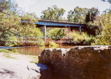 Photograph - Colour Print, Warrandyte Bridge over Yarra River, c.1987