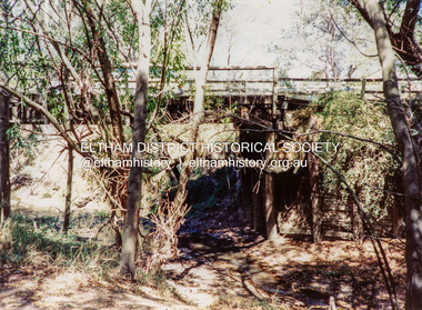 Photograph - Colour Print, Brougham Street Bridge, Eltham, c.1987