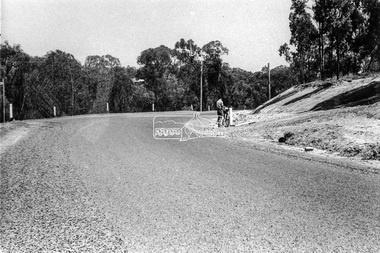 Photograph - Black and White Print, Unidentified road, Eltham district, c. Sep. 1966