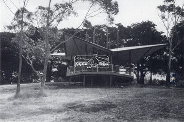 Photograph - Black and White Print, Moor-rul Viewing Platform, March 2007