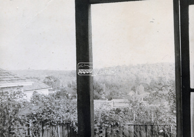 Photograph - Black and White Print, Unidentified view, possibly Eltham, c.1985