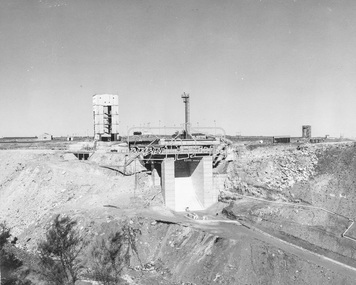 Photograph - Black and White Print, Weapons Research Establishment (WRE), Launchpad, Woomera, 5 October, 1960